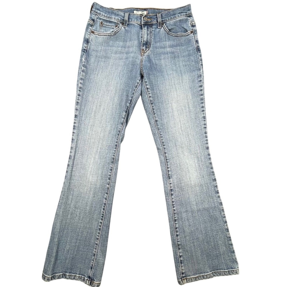 Levis Blue 515 Stretch Bootcut Denim Jeans Womens 8 Medium